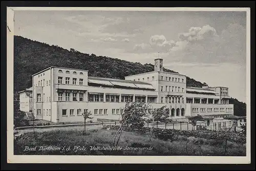 Deutschland Volksheilstätte Sonnenwende Foto G. Ulrich, BAD DÜRKHEIM 11.8.1940