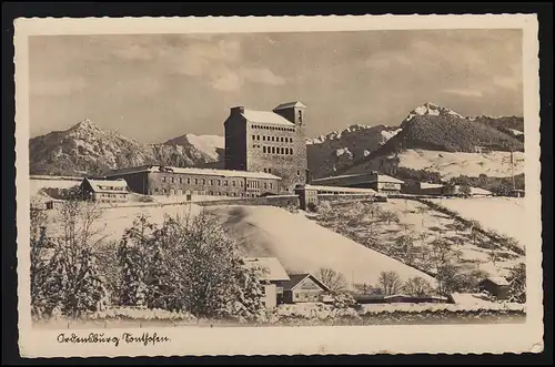 Allemagne Ordensburg Allgäu Winter Neige Photo A. Deidl, SOINTHOFEN 25.11.41