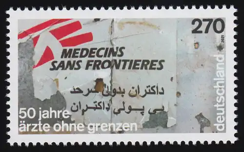 3650 50 ans Médecins sans frontières, ** post-frais