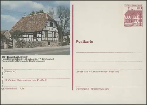 P138-l10/142 6101 Bickenbach, Schweizwerkhaus **