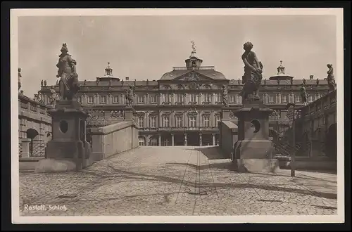 Allemagne AK RASTATT Schloss, AGA Photographie authentique Post, 29.4.1941