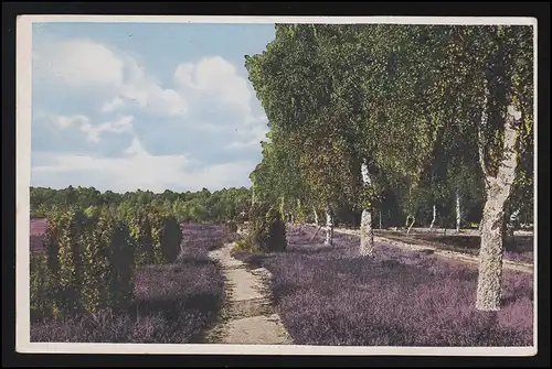 Deutschland AK Lüneburger HEIDE Foto Feldpost, WIETZENDORF über SOLTAU 2.7.41