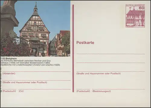 P138-s10/158 7122 Besigheim, Hôtel de ville **