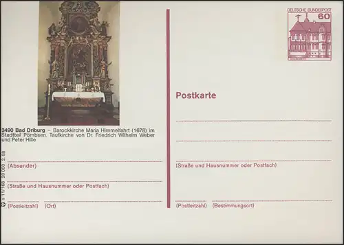 P138-s11/168 3490 Bad Driburg, église paroissiale **