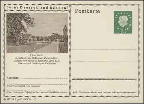 P042-80/482 Melle am Wiehengebirge, Solbad, Heimathof **