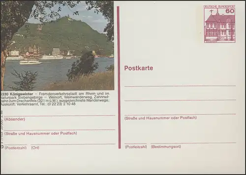 P138-s7/103 5330 Königswinter, Rhein und Drachenfels **