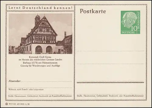 P024-364 Groß Gerau, Rathaus mit Heimatmuseum **