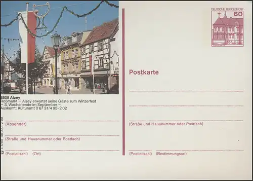 P138-s5/080 6508 Alzey, Roßmarkt Winzerfest