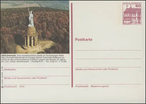 P138-s6/083 4930 Detmold, Hermannsdenkmal **