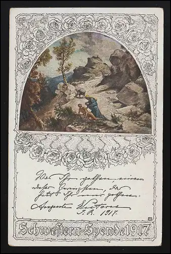 AK Schwesternspende 1917 Samariter Kaiserin Auguste Viktoria, ungebraucht