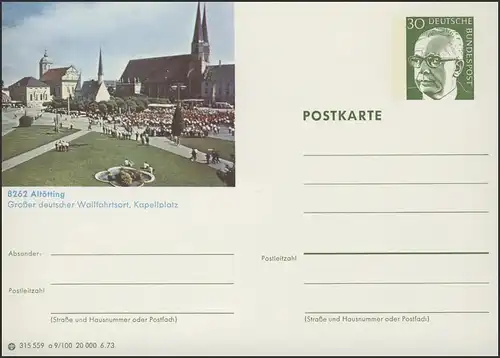 P109-a09/100 8262 Altötting, Kapellplatz **