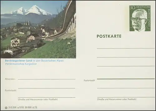 P109-a09/095 Berchtesgadener Land dans les Alpes bavaroises **