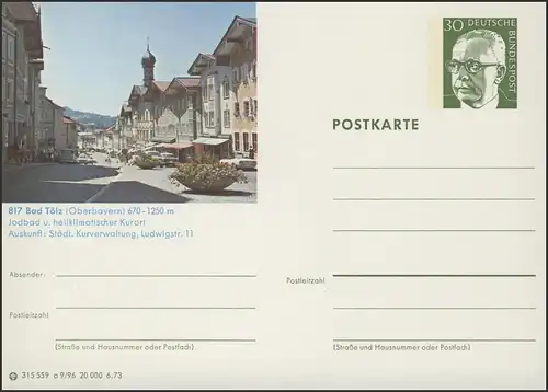 P109-a09/096 817 Bad Tölz, vue locale **