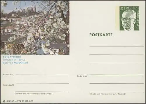 P109-a09/093 6242 Kronberg/Taunus, Ortsansicht **