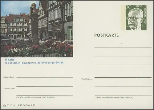 P109-a05/035 31 Celle - Altstadt / Lüneburger Heide  **