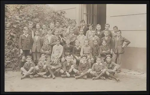 Photo AK Enfants Garçons Ecole de classe IIIa, GRAZ Photo H. Schischegg, non utilisé