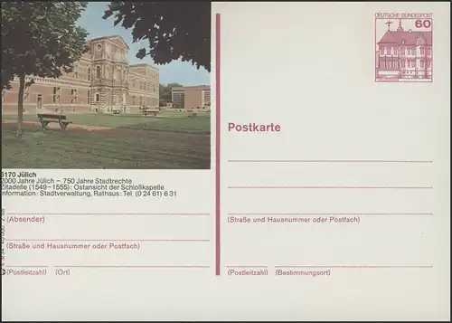 P138-s3/034 5170 Jülich, Château de la Citadelle