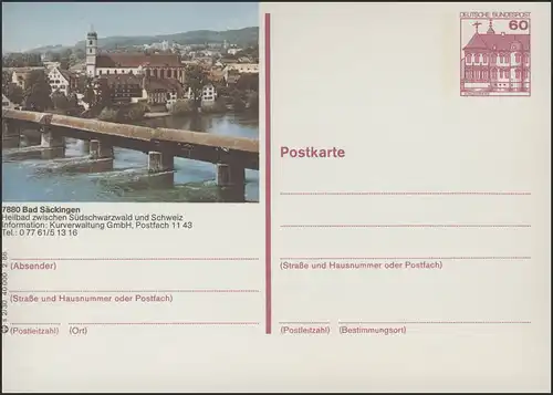 P138-s2/030 7880 Bad Säckingen/Rhein Alte Holzbrücke **