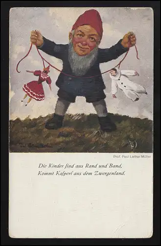 AK Kasper Marionnettes, menuisier Thomas Porcelaine, Lothar Müller non utilisé