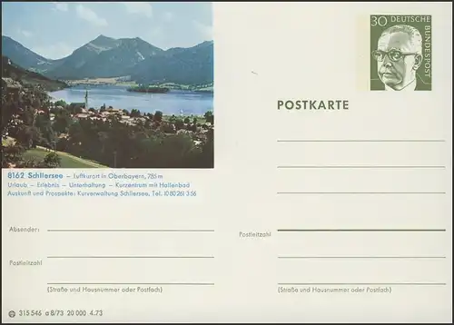 P109-a08/073 8162 Schlersse, station thermale aérienne à Oberbayern, Panorama **