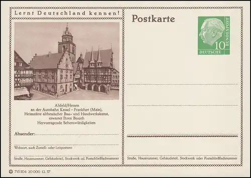 P024-299 Alsfeld/Oberhessen, Fachwerkbauten **