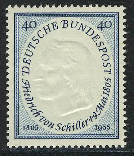 210 Schiller - Marke  ** postfrisch