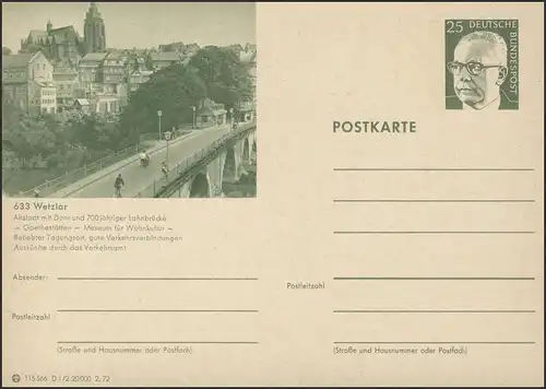 P107-D01/002 633 Wetzlar/Lahn, vieille ville avec Dom **