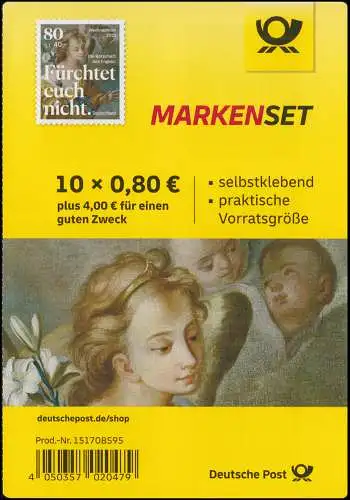 124 MH Weihnachten 2021 Verkündigungsengel, ** postfrisch