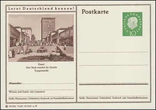 P041-72/431 Kassel, Treppenstraße **