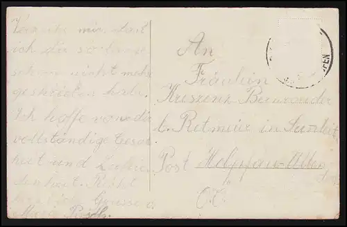 AK Cher amitié "Faites comme ce Parapluie.. Je suis de toi," couru
