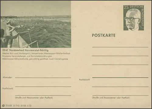 P107-D07/051 2941 Horumersiel-Schillig, Nordseebad **