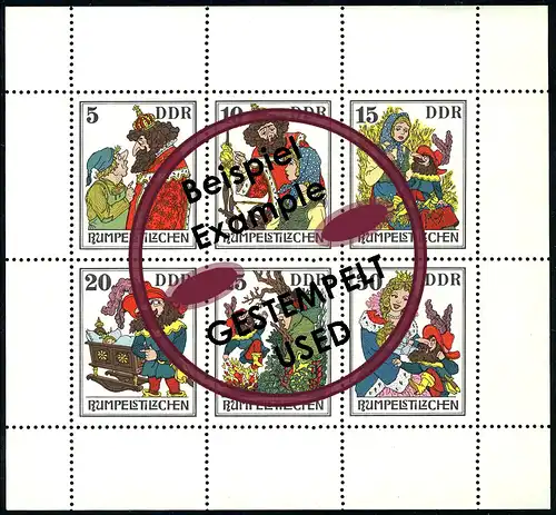 2187-2192 Petit arc de conte de fées Rumplestiltskin, timbre quotidien