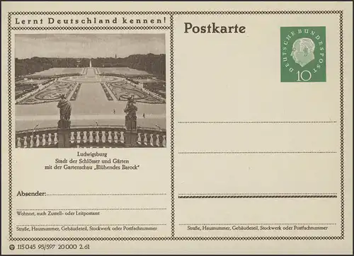 P053-95/597 Ludwigsburg, Baroque **