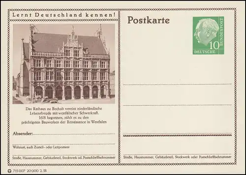 P024-318 Bocholt, Hôtel de ville **