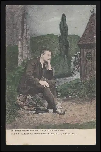 Lyrique AK "Dans une raison fraîche il y a une roue de moulin" Eichendorff, non utilisé