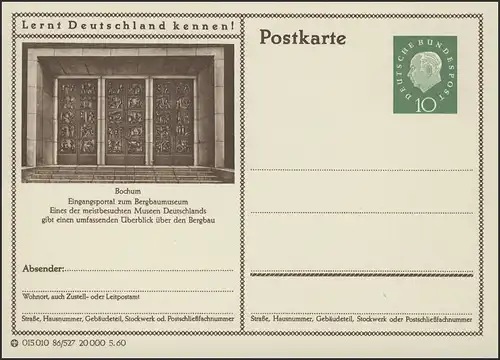 P042-86/527, Bochum, portail d'entrée du musée minier **