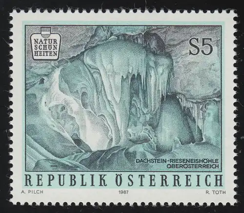 1887 Naturschönheiten in Österreich (V), Dachstein-Rieseneishöhle, 5 S **
