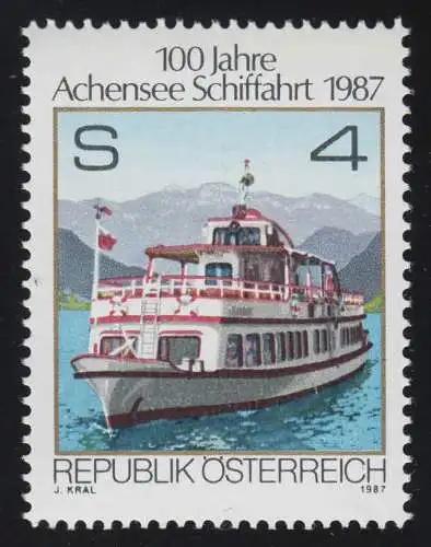 1890 100 ans de navigation par mer d'Achense, ferry de la flotte d ' Achen See, 4 S **