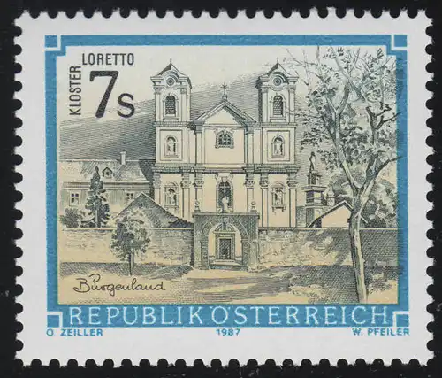 1894 Marque libre: Stylos & Klösters Österreichs, Monastère Loretto, 7 S Postfreich **