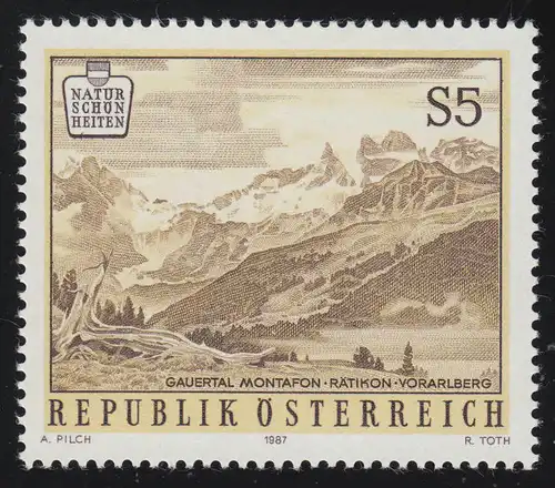1896 Beautés naturelles en Autriche (VI), Gauertal im Montafon 5 S Postfreich **