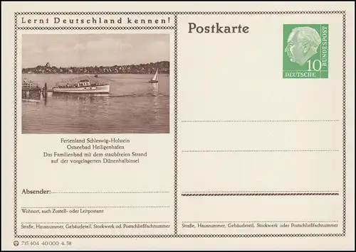 P024-345 Heiligenhafen, Panorama mit Booten **