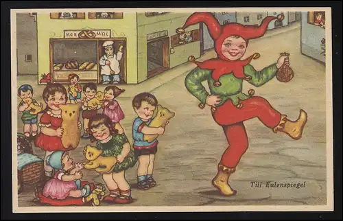 Fêtes de fées Till Eulenspiegel enfants Boulanger Chats de mer Histoire de Hibou, marqué