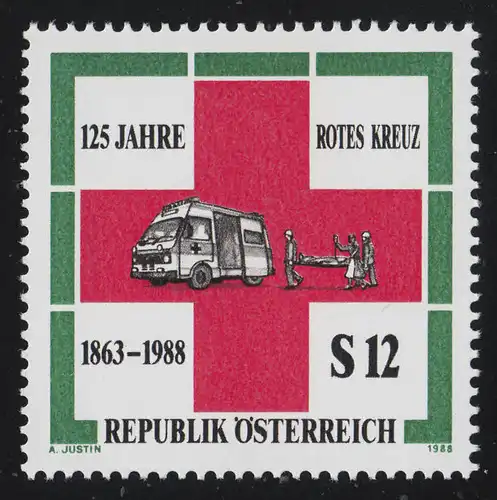 1920 125 J. Internationales Rotes Kreuz, Rettungsdienst, Rotes Kreuz, 12 S, **