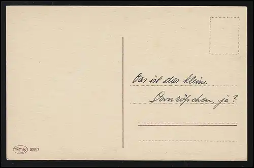 Fêtes de contes de fées AK Dornröchen & Prince comme enfants Grimm AMAG 500/1, marqué