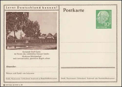 P024-365 Groß Gerau, Schwimmbad / Freibad **
