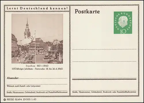 P042-81/494 Itzehoe 810-1960 **