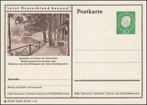 P042-81/493 Beerfelden/Odenwald **