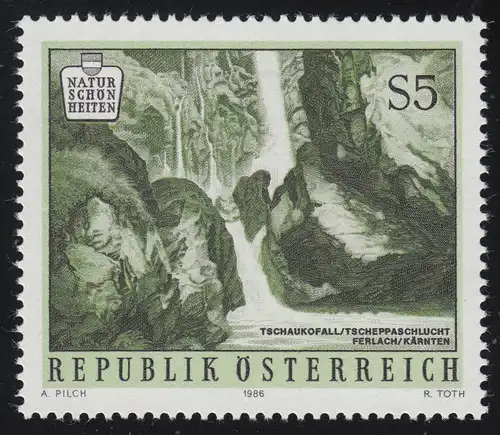 1853 Naturschönheiten in Österreich (IV), Tschokaufall Ferlach 5 S postfrisch **