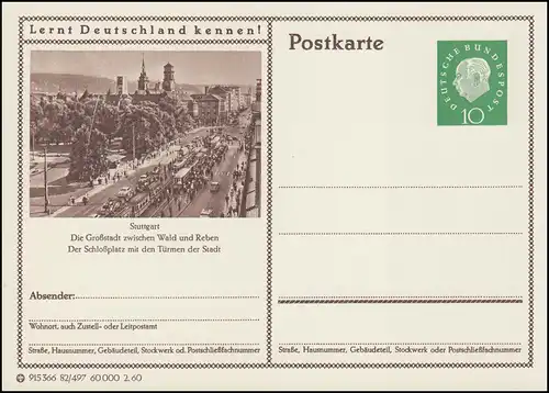 P042-82/497 Stuttgart, Schlossplatz **