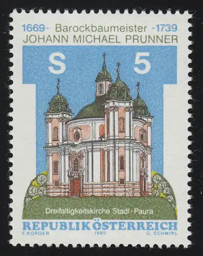 1950 Mort de Johann Michael Prunner, église de la Trinité Ville-Paura, 5 p **